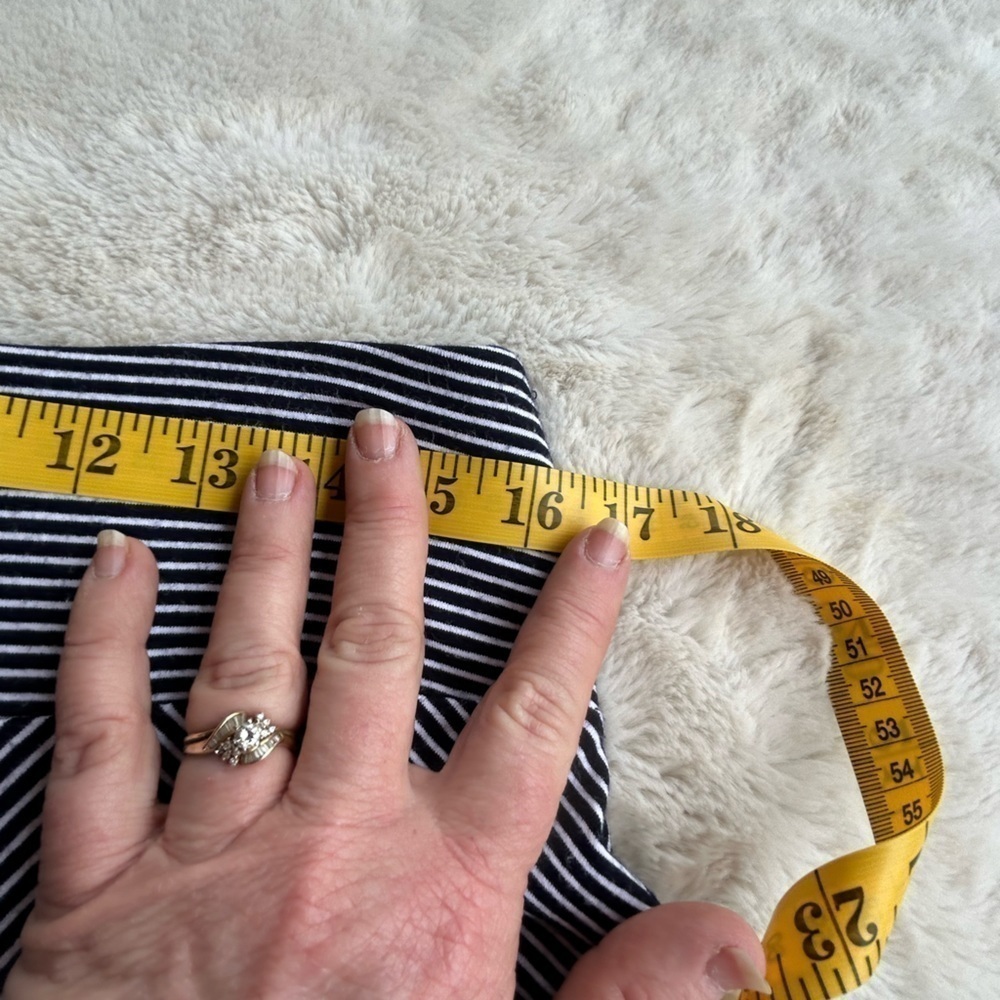 Talbots skirt. Size MP. Black and white. A-line. Midi length. - Picture 7 of 7